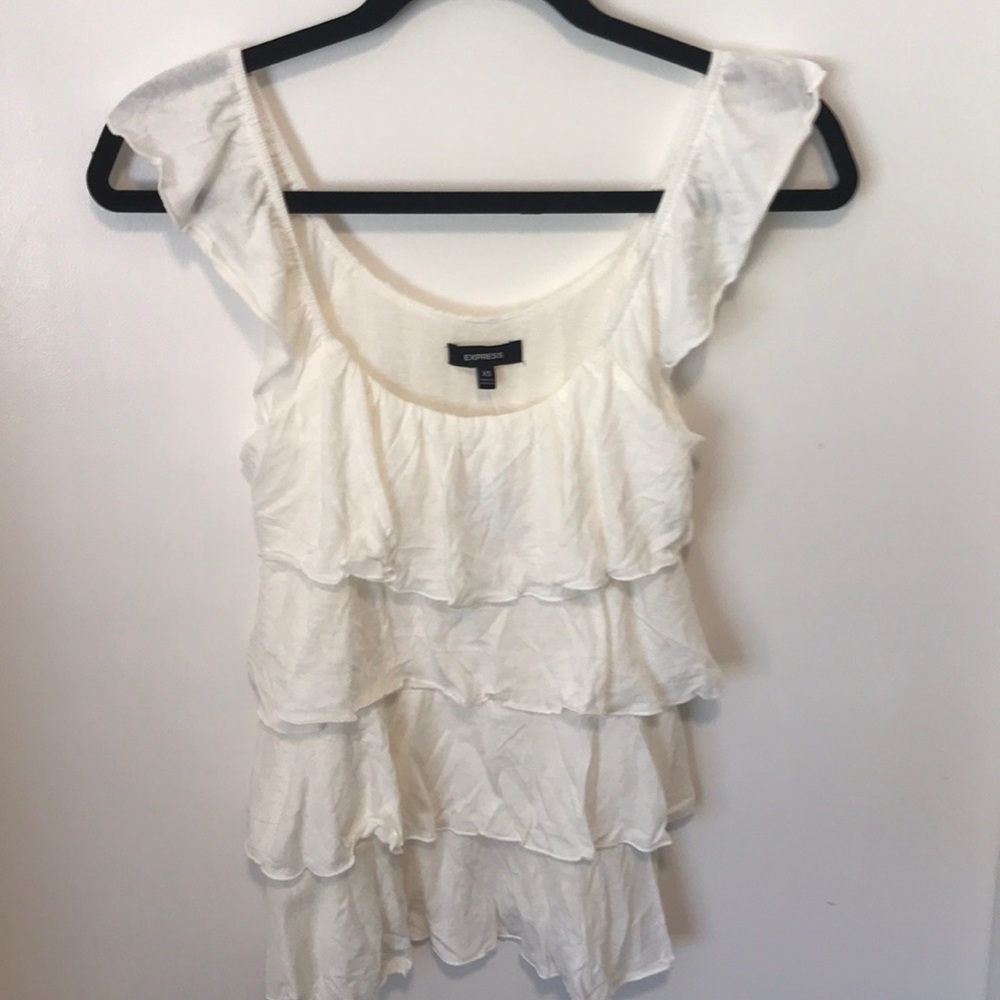 NWT Express Ruffle Tank